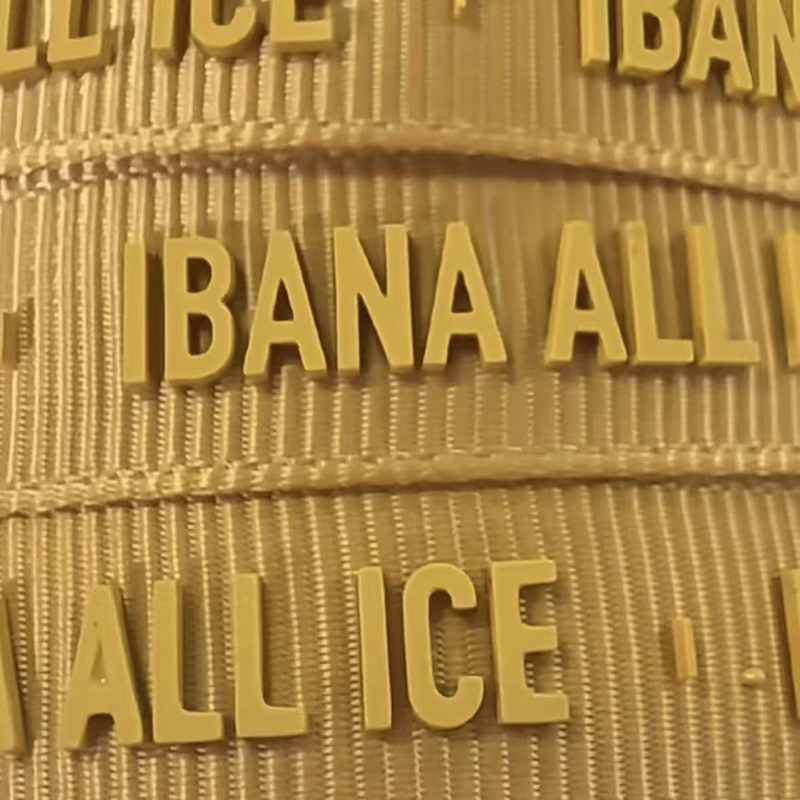 Silicone Direct Typographia in Webbing