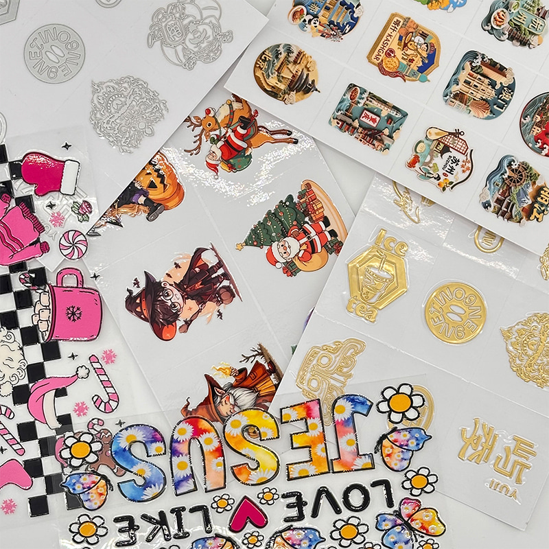 UV Crystal Label — Premium 3D Transfer Label · Novum Standard in Brand Decoration